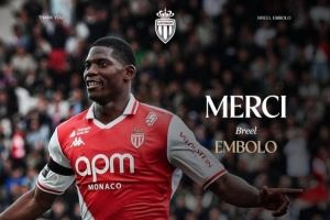 据悉转会费1300万欧！摩纳哥官方：28岁瑞士前锋恩博洛加盟雷恩